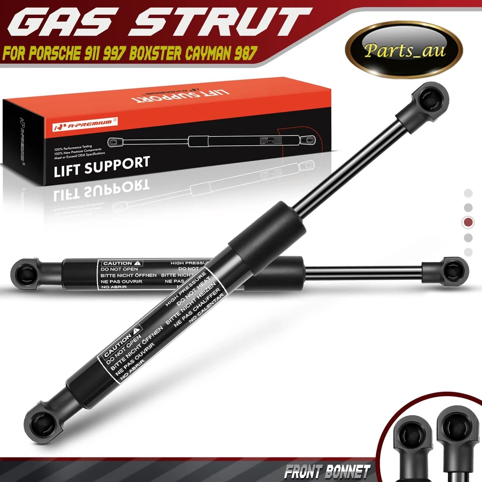 2x Bonnet Gas Struts for Porsche 911 Boxster Cayman 997 987 series  2004-2012 - image 1 of 4