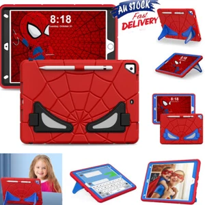 Spider-Man Shockproof Case Kids Hybrid Cover For iPad 10th 9th 8 7 Gen 10.2 2022 - Picture 1 of 22