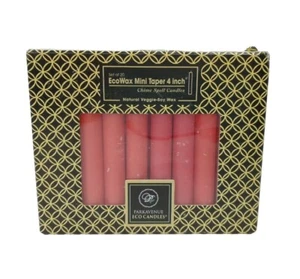 Eco Natural Veggie Soy Wax Candle Mini Taper 4 Inch Chime Spell Candles Set 20 - Picture 1 of 8