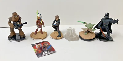 Disney Infinity Star Wars Anakin Ahsoka Tano Yoda Darth Vader Figuras Wii Foto 1 de 4