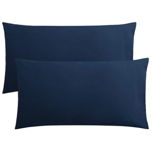 2 Pack Microfiber King Pillow Cases, 1800 Super Soft Pillowcases with Envelop... - Picture 1 of 7
