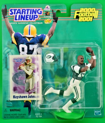 2000-01 NFL Starting Lineup Keyshawn Johnson New York Jets Figure NIB - Image 1 of 2