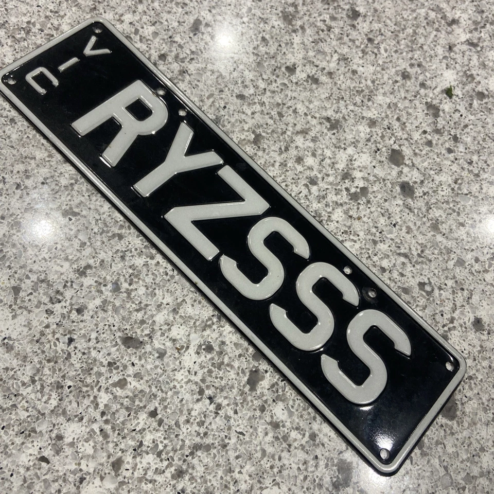 License Plate Number Plate Victoria VIC  RYZSSS - image 1 of 1