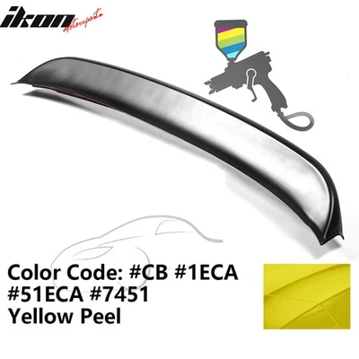 Fits 21-25 Ford Mustang Mach-E Duckbill Rear Trunk Spoiler PP Painted #CB Yellow Foto 1 de 4