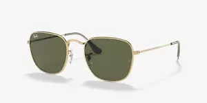 Ray-Ban Frank Sunglasses RB3857 919631 51MM Gold Frame Green G-15 Lens NEW - Picture 1 of 6