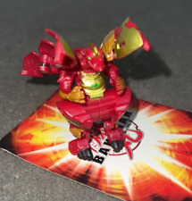 Bakugan Battle Brawlers Red Pyrus Dragonoid X Auxillataur Collector Figure B800