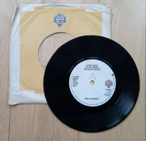 ROD STEWART - EVERY BEAT OF MY HEART (VERY GOOD CONDITION 7" VINYL) - Picture 1 of 1