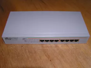Allied Telesis AT-FS708 990-003029-50 Unmanaged Ethernet Switch excellent - Imagen 1 de 7
