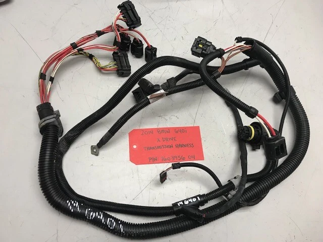 11-18 BMW 640i 650 M6 F06 F12 F13 TRANSMISSION WIRING HARNESS LOOM 7603956-04 - Image 1 of 4