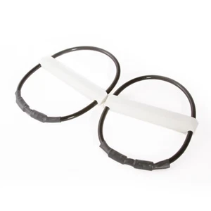 HOBIE J & H Handles White #2004WHT One Pair Combination DogBone/Trapeze Handles - Bild 1 von 1