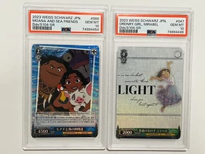 Weiss Schwarz Japanese Disney 100 - Mirabel, Moana & Maui SR Foil PSA 10 GEM MT - Picture 1 of 8