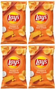 920425 4 X 184.2G BOLSA PONE CHEDDAR Y CREMA AGRIA SABOR CRUJIENTE PATATAS FRITAS Y PATATAS FRITAS - Imagen 1 de 3