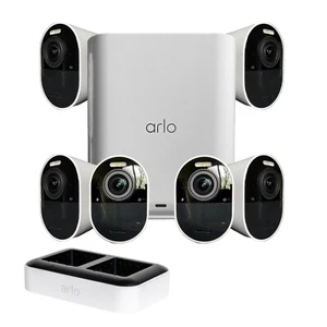 Arlo Ultra 2 4K Wireless Security System with SmartHub & Dual Charger - White - Picture 1 of 30