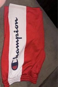NEW Champion Authentic Athleticwear Boys Jersey Shorts Red Size 14/16 - Picture 1 of 3