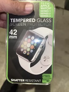 NEW Aconic Tempered Glass Screen Protector 42mm for Apple Watch Series 3, 2 & 1 - Picture 1 of 2