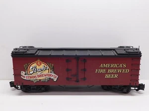 Delton Locomotive Works G Scale Model Train Stroh Brewery Co. Reefer Car - Picture 1 of 8