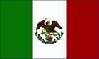 Texas Under Mexico Flag  5x8 (1821-1836)  6 Flags Over Texas