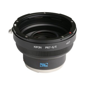 KIPON Adapter Focal Reducer Put Pentax 67 Lens on Sony E Mount Mirrorless Camera