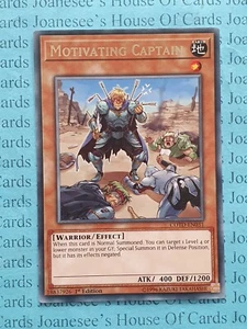 COTD-EN031 Motivating Captain Rare Yu-Gi-Oh Card 1st Edition New - Picture 1 of 5