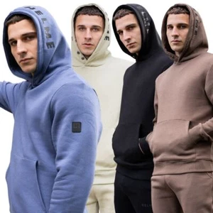 Mens Hoodie Pullover Hooded Fleece Hoody Jumper Winter Warm Jacket Top by Helme - Picture 1 of 17