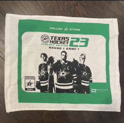 Dallas Stars 2023 Playoffs Towel Round 1 Game 1 Cover