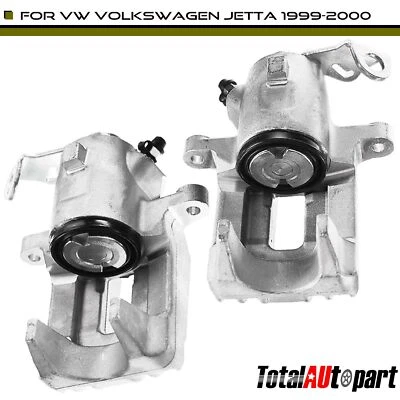 2x Pinza de freno de disco conductor trasero y pasajero para VW Volkswagen Jetta 1999-2000 Foto 1 de 4