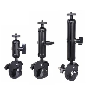 Camera Clamp Mount 360° Motorcycle Handlebar Mount Aluminum Holder Bike Bracket - Picture 1 of 15