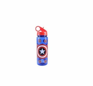 SILVER BUFFALO Captain America Tritan Water Bottle, 600 ml - Picture 1 of 1
