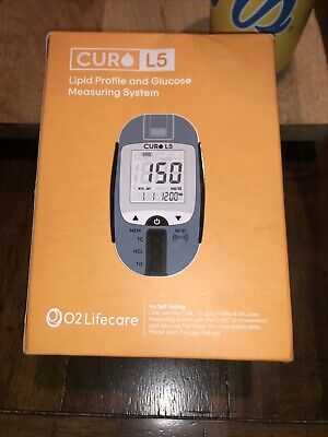 CURO L5 Cholesterol And Glucose Measuring System: Lipid Profile New Sealed Box • 73.26€