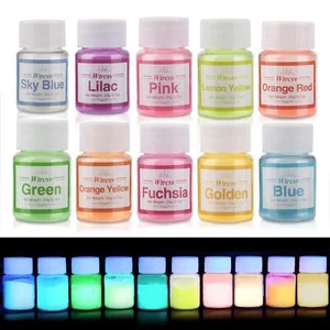 Fluoreszierender Leuchtpuvler Epoxidharz Leuchtpulver Mica Pulver, Farbe Pigment - Bild 1 von 8
