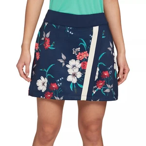 Nuevo Dama Hagen Mujer Jardín Floral Envoltura 16,5"" Falda de Golf Marina Floral Talla 2XL - Imagen 1 de 4