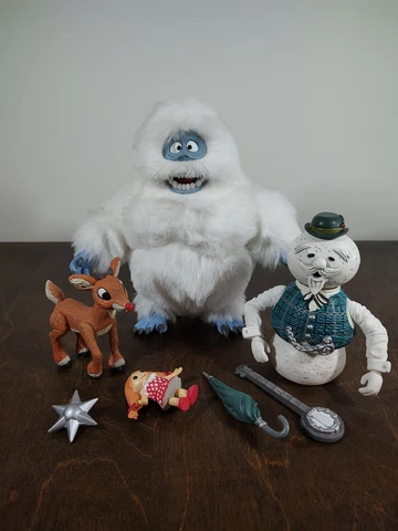 Memory Lane Rudolph Red Nosed Reindeer Sam the Snowman Abominable Action Figure Cover