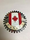 NEW Canada Canadian Flag Car Grill Grille Badge Auto, Golf Cart, Bike Basket
