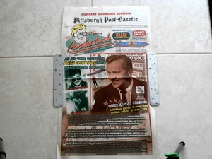 PITTSBURGH POST GAZETTE~CONCERT SOUVENIR EDITION~ PORKY CHEDWICK ~ RARE - Imagen 1 de 3