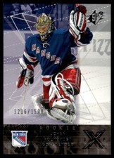 2000-01 SPX ROOKIE Johan Holmqvist Rookie 1216/1500 New York Rangers #182