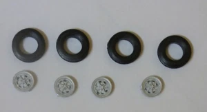 1/43rd scale 13" Spridget rostyle  wheels by K&R Replicas  - Picture 1 of 1