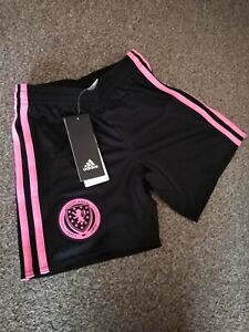 Girls Adidas Scotland Football Shorts Age 5-6 Years. New with tags. 