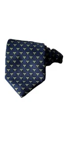Vineyard Vines Custom Collection Krawatte blau Wilshire Golf Logo Seide - Bild 1 von 7
