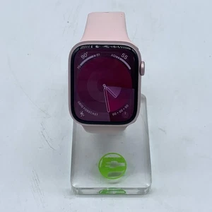 Unlocked Apple Watch Series 9 45MM PINK Aluminum Pink Sport Band MRMK3LL/A - Bild 1 von 10