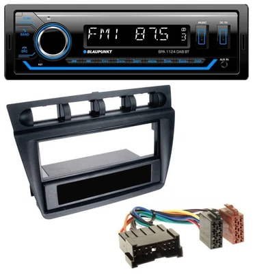 Blaupunkt Bluetooth USB DAB MP3 Autoradio für Kia Picanto (ab 2006) - schwarz - Bild 1 von 4