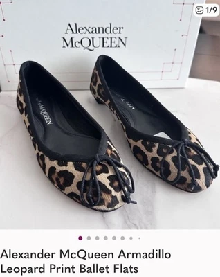 Bailarina plana Alexander McQueen para mujer talla 39 1/2 Foto 1 de 4