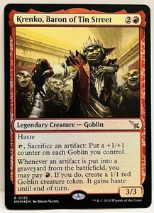 Krenko, Baron of Tin Street -#135-MTG-Murders at Karlov Manor- FOIL-NM - Picture 1 of 2