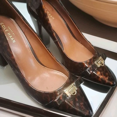 Cole Haan Signature Women's Juliana Pointed Toe Patent Pump High Heels Size 7B - Image 1 of 4