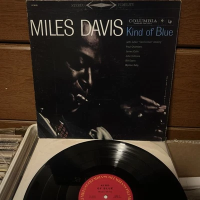 Miles Davis Kind of Blue Vinyl LP Columbia PC 8163 Coltrane Bill Evan’s Ex Vg++ Foto 1 de 3