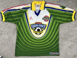 Vintage Señor Frog’s Soccer Jersey Green Team Shirt Size L Made in Mexico - Picture 1 of 12