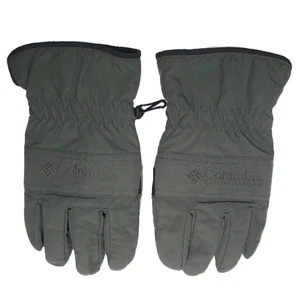 Columbia Winter Snowboard Ski Gloves Outdoor Mens Large Dark Green Logo Glove - Picture 1 of 15
