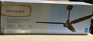 Kichler 337015NI Industrial 56" Indoor Ceiling Fan- Brushed Nickel - Picture 1 of 22