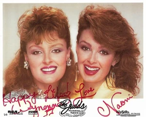 Wyonna & Naomi Judd "The Judds" handsigniertes 8 x 10 signed Foto COA - Bild 1 von 2