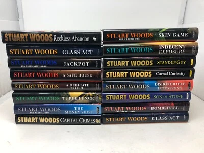 First Edition Hardcover Novels by Stuart Woods Foto 1 de 4