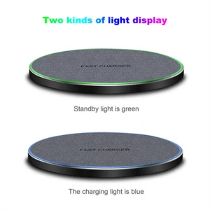 Fast Wireless Charger Charging Pad Stand For Apple iPhone 16e 15 Samsung S25 S24 - Picture 1 of 11